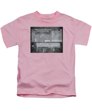 Tableau Periodiques Periodic Table Of The Elements Vintage Chart Silver - Kids T-Shirt