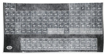 Tableau Periodiques Periodic Table Of The Elements Vintage Chart Silver - Bath Towel