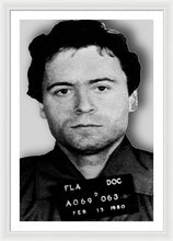 Ted Bundy Mug Shot 1980 Vertical  - Framed Print