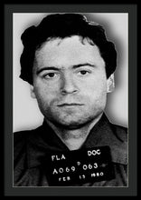 Ted Bundy Mug Shot 1980 Vertical  - Framed Print