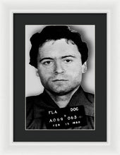 Ted Bundy Mug Shot 1980 Vertical  - Framed Print