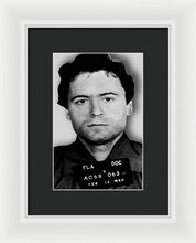 Ted Bundy Mug Shot 1980 Vertical  - Framed Print