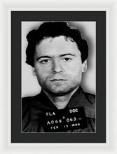 Ted Bundy Mug Shot 1980 Vertical  - Framed Print