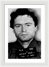 Ted Bundy Mug Shot 1980 Vertical  - Framed Print