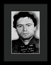 Ted Bundy Mug Shot 1980 Vertical  - Framed Print