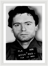 Ted Bundy Mug Shot 1980 Vertical  - Framed Print