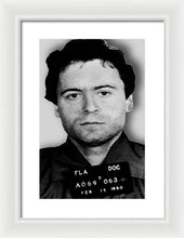 Ted Bundy Mug Shot 1980 Vertical  - Framed Print