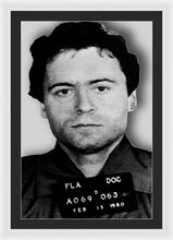 Ted Bundy Mug Shot 1980 Vertical  - Framed Print