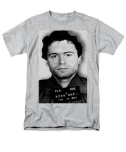 Ted Bundy Mug Shot 1980 Vertical  - Men's T-Shirt  (Regular Fit)