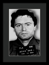 Ted Bundy Mug Shot 1980 Vertical  - Framed Print