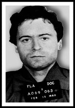 Ted Bundy Mug Shot 1980 Vertical  - Framed Print