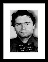 Ted Bundy Mug Shot 1980 Vertical  - Framed Print