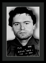 Ted Bundy Mug Shot 1980 Vertical  - Framed Print