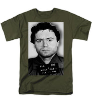 Ted Bundy Mug Shot 1980 Vertical  - Men's T-Shirt  (Regular Fit)