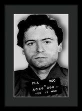 Ted Bundy Mug Shot 1980 Vertical  - Framed Print