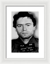 Ted Bundy Mug Shot 1980 Vertical  - Framed Print
