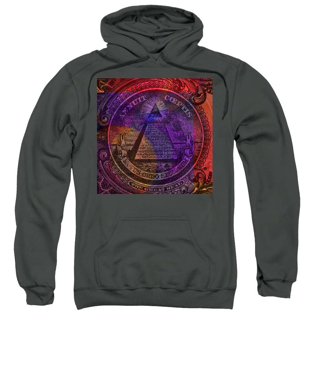 The Color Of Mason Money Close Up 1 Dollar Tad Darker Than #5 Us 3 - Sweatshirt