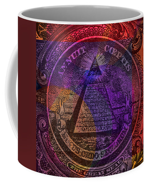 The Color Of Mason Money Close Up 1 Dollar Tad Darker Than #5 Us 3 - Mug