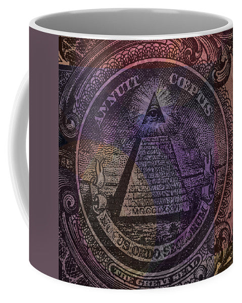 The Color Of Mason Money Close Up 1 Dollar Us 1 - Mug