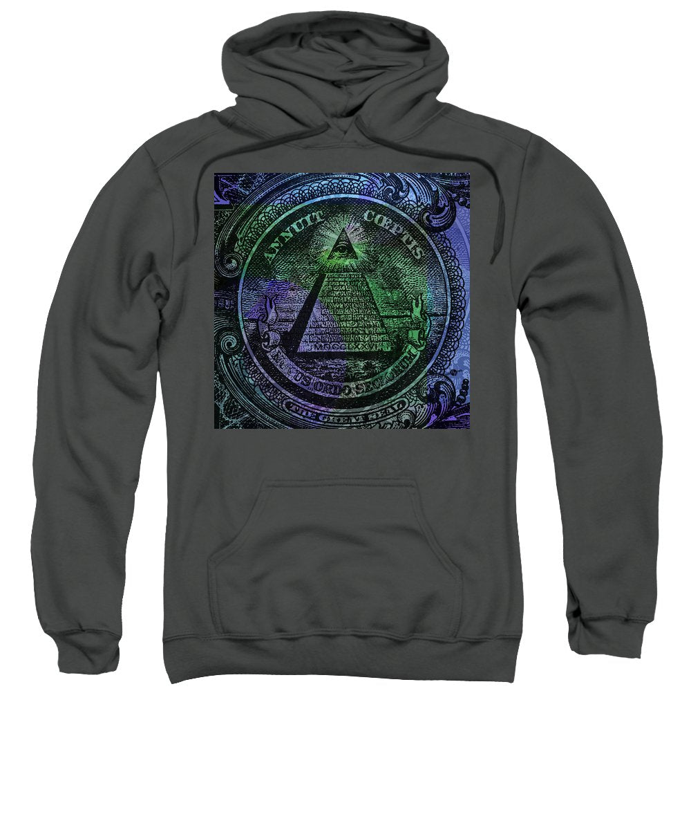 The Color Of Mason Money Close Up 1 Dollar Us 2 - Sweatshirt