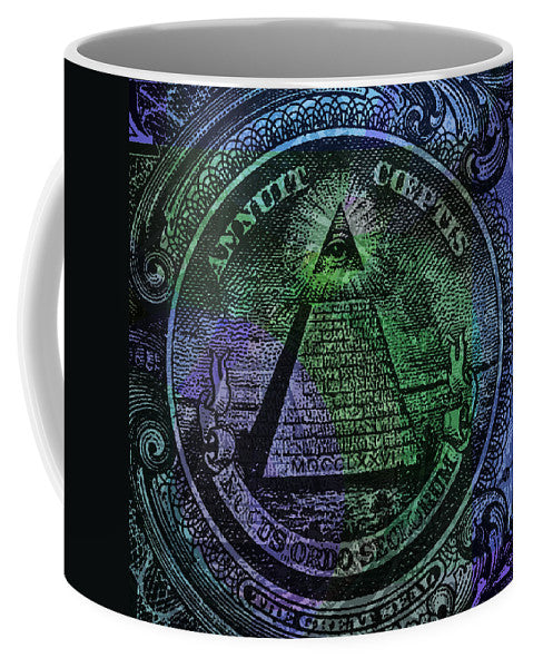 The Color Of Mason Money Close Up 1 Dollar Us 2 - Mug