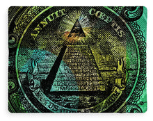 The Color Of Mason Money Close Up 1 Dollar Us 4 - Blanket