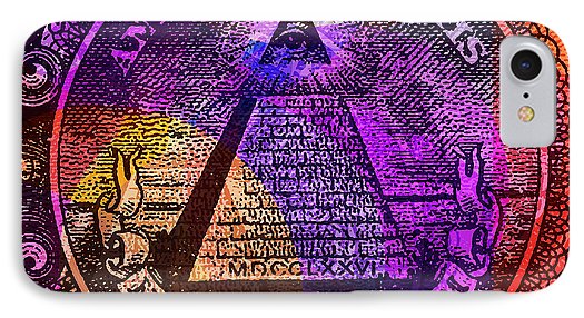 The Color Of Mason Money Close Up Dollar Us Phone Case