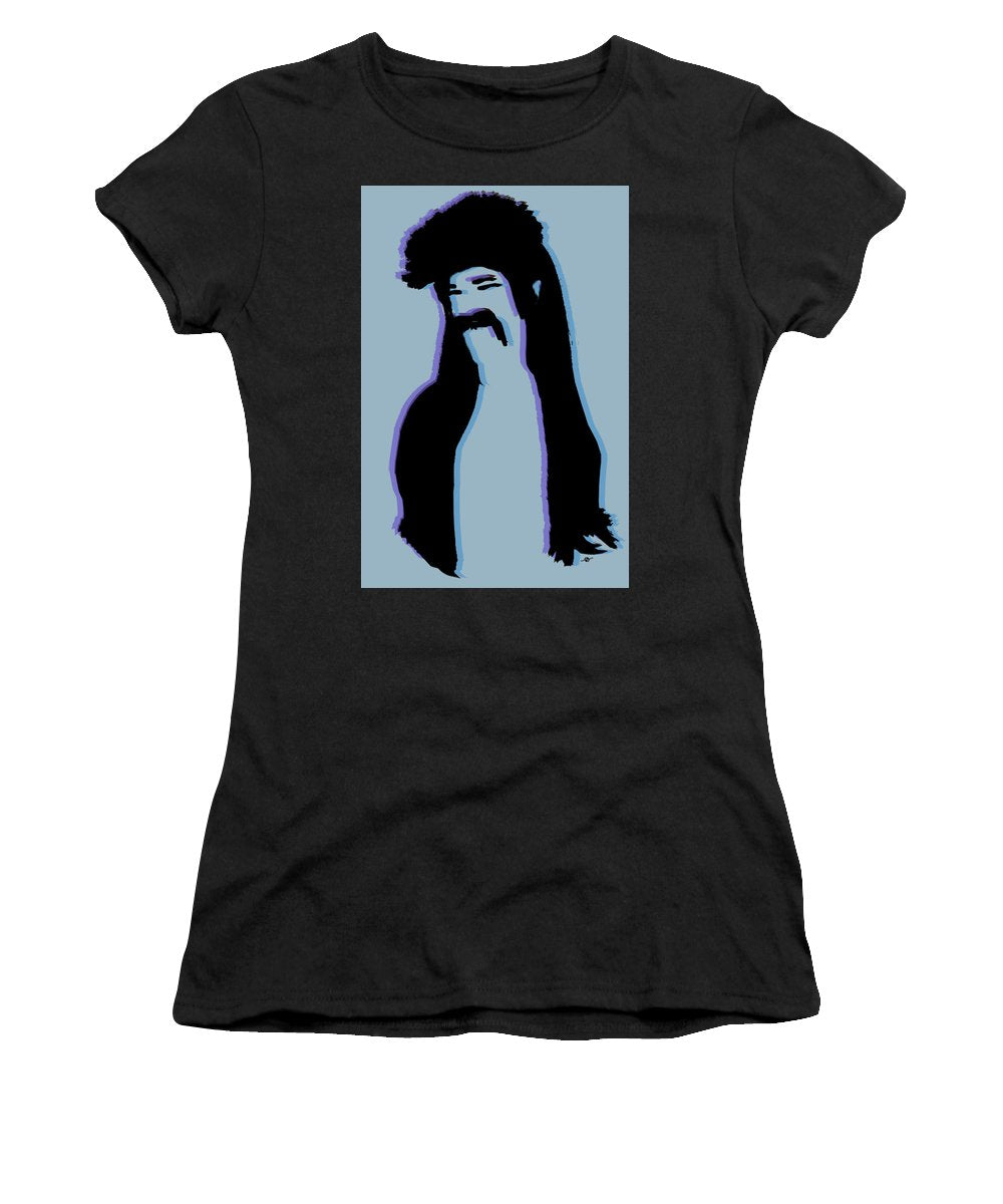 The Mullet Blue - Women's T-Shirt (Athletic Fit)