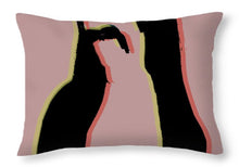 The Mullet Pinkish - Throw Pillow