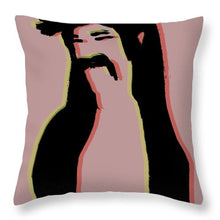 The Mullet Pinkish - Throw Pillow