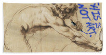 This Is Not Art 3 - Beach Towel