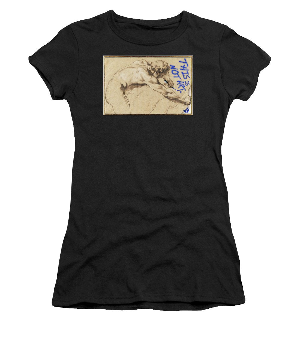 This Is Not Art 3 - Women's T-Shirt (Athletic Fit)