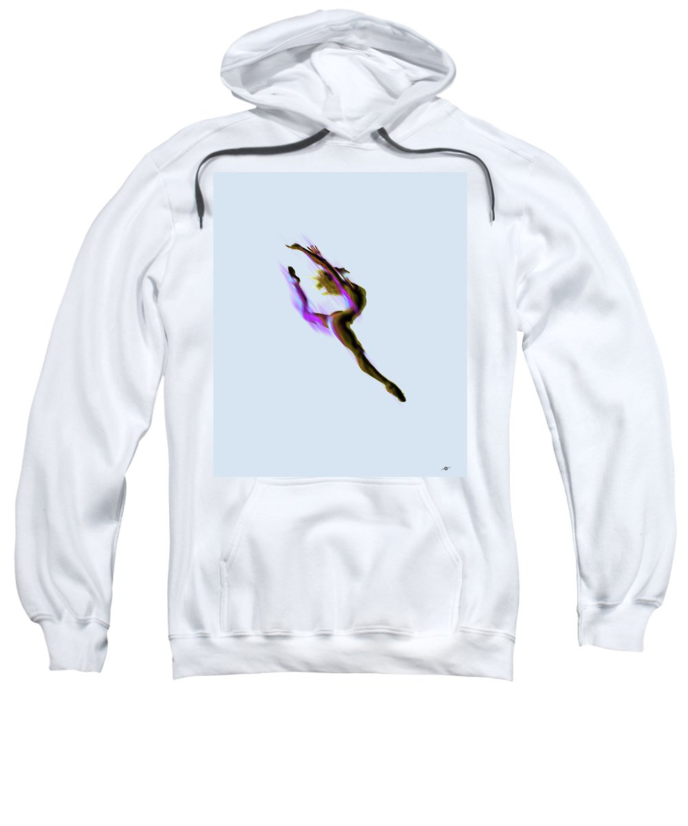 Tiny Dancer Digital Manipulated Photo With Paint Accents - Sweatshirt