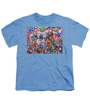 Trashed Cans Painting Over Photo - Youth T-Shirt