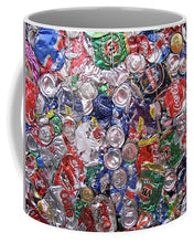 Trashed Cans Painting Over Photo - Mug