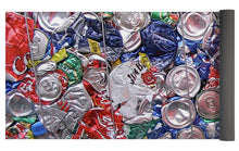 Trashed Cans Painting Over Photo - Yoga Mat