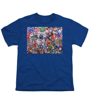 Trashed Cans Painting Over Photo - Youth T-Shirt