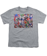 Trashed Cans Painting Over Photo - Youth T-Shirt