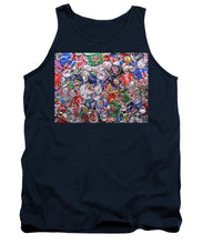 Trashed Cans Painting Over Photo - Tank Top