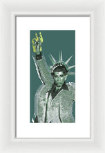 Travolta Liberty - Framed Print