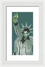 Travolta Liberty - Framed Print