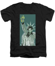 Travolta Liberty - Men's V-Neck T-Shirt