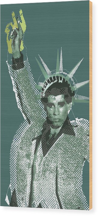 Travolta Liberty - Wood Print