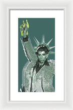 Travolta Liberty - Framed Print