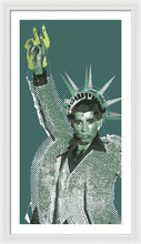 Travolta Liberty - Framed Print