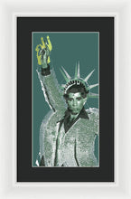 Travolta Liberty - Framed Print