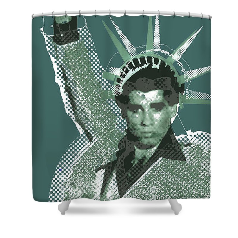 Travolta Liberty - Shower Curtain