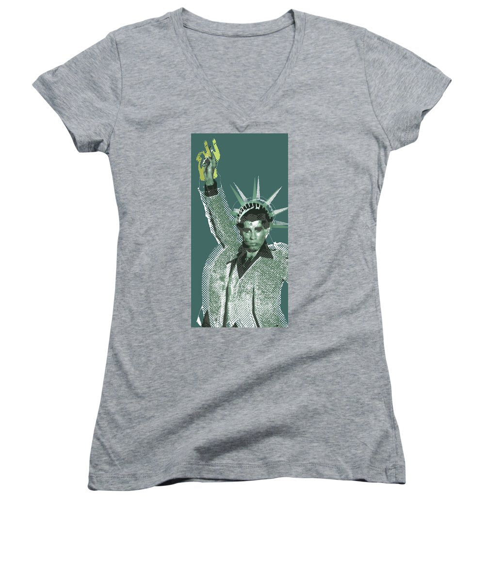 Travolta Liberty - Women's V-Neck (Athletic Fit)