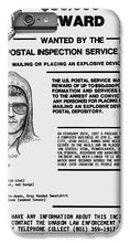 Unabomber Ted Kaczynski Wanted Poster 1 - Phone Case