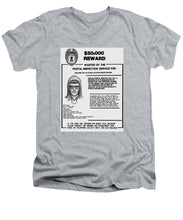 Unabomber Ted Kaczynski Wanted Poster 1 - Men's V-Neck T-Shirt